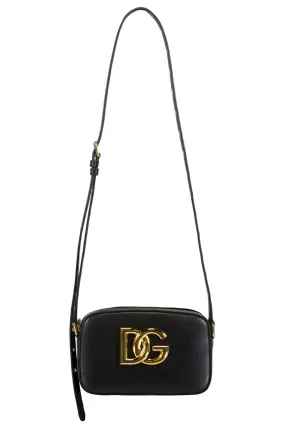 3.5 Leather Cross Body Bag - Black