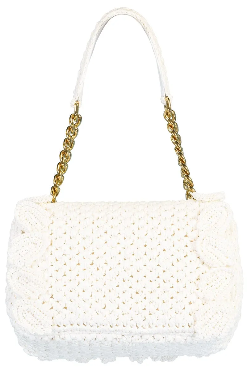 3.5 Raffia Crochet Handbag