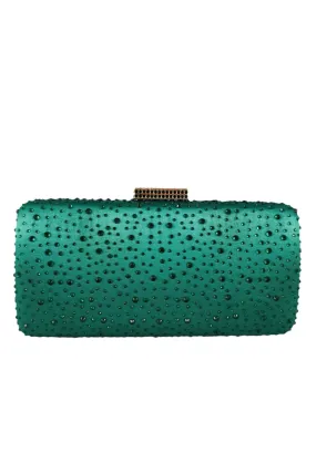 A DIAMOND A DOZEN CLUTCH EMERALD GREEN