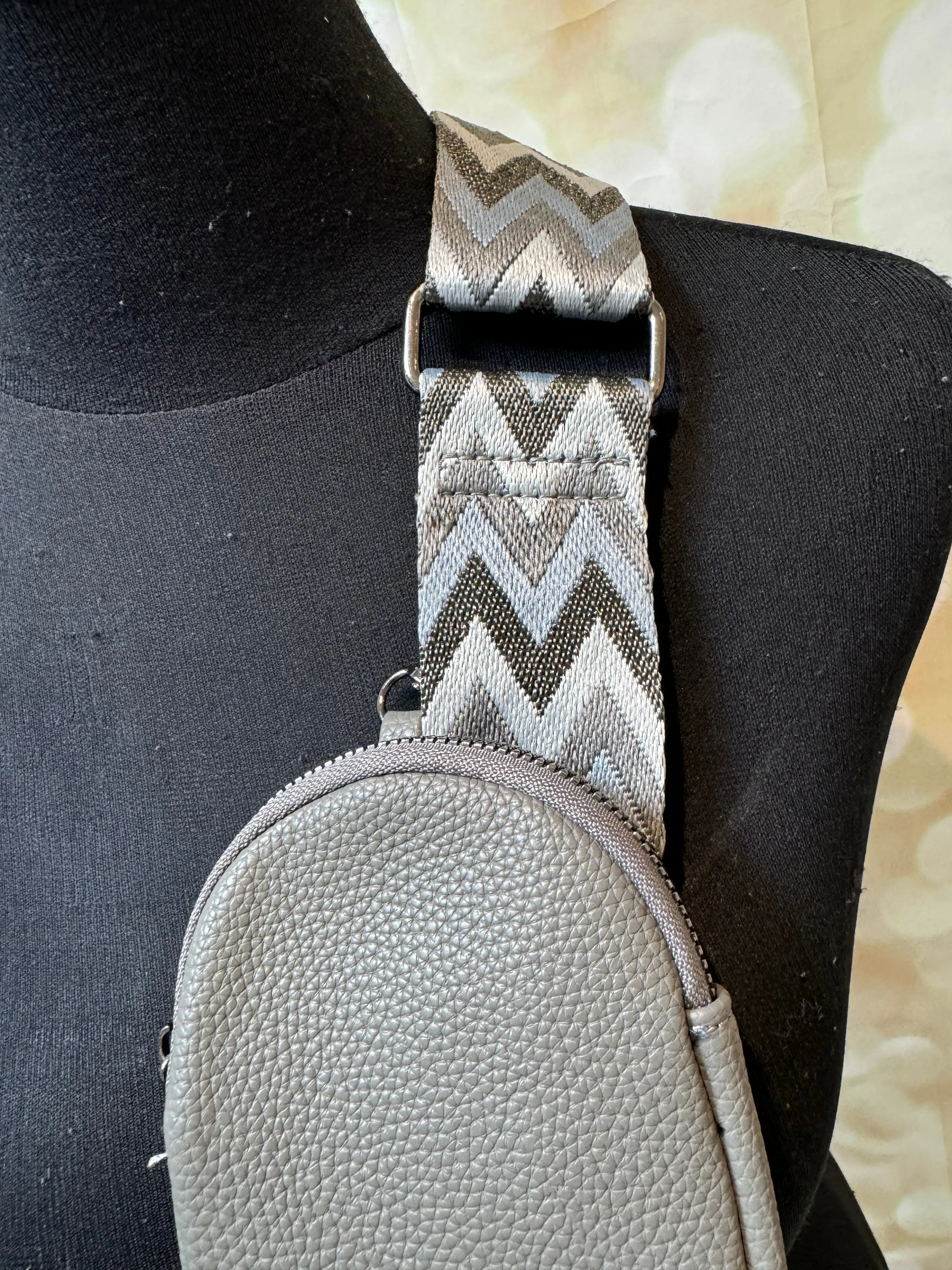 Across body Bag with Zig Zag Strap