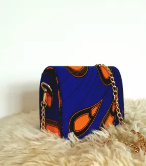 African Print Shoulder Bag Crossbody Ankara Print Bag - Nelly