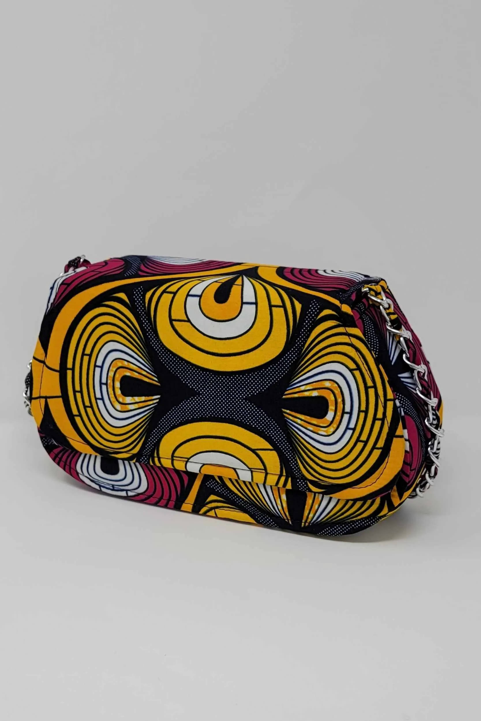 AKIEVA African Print Midsize Bag