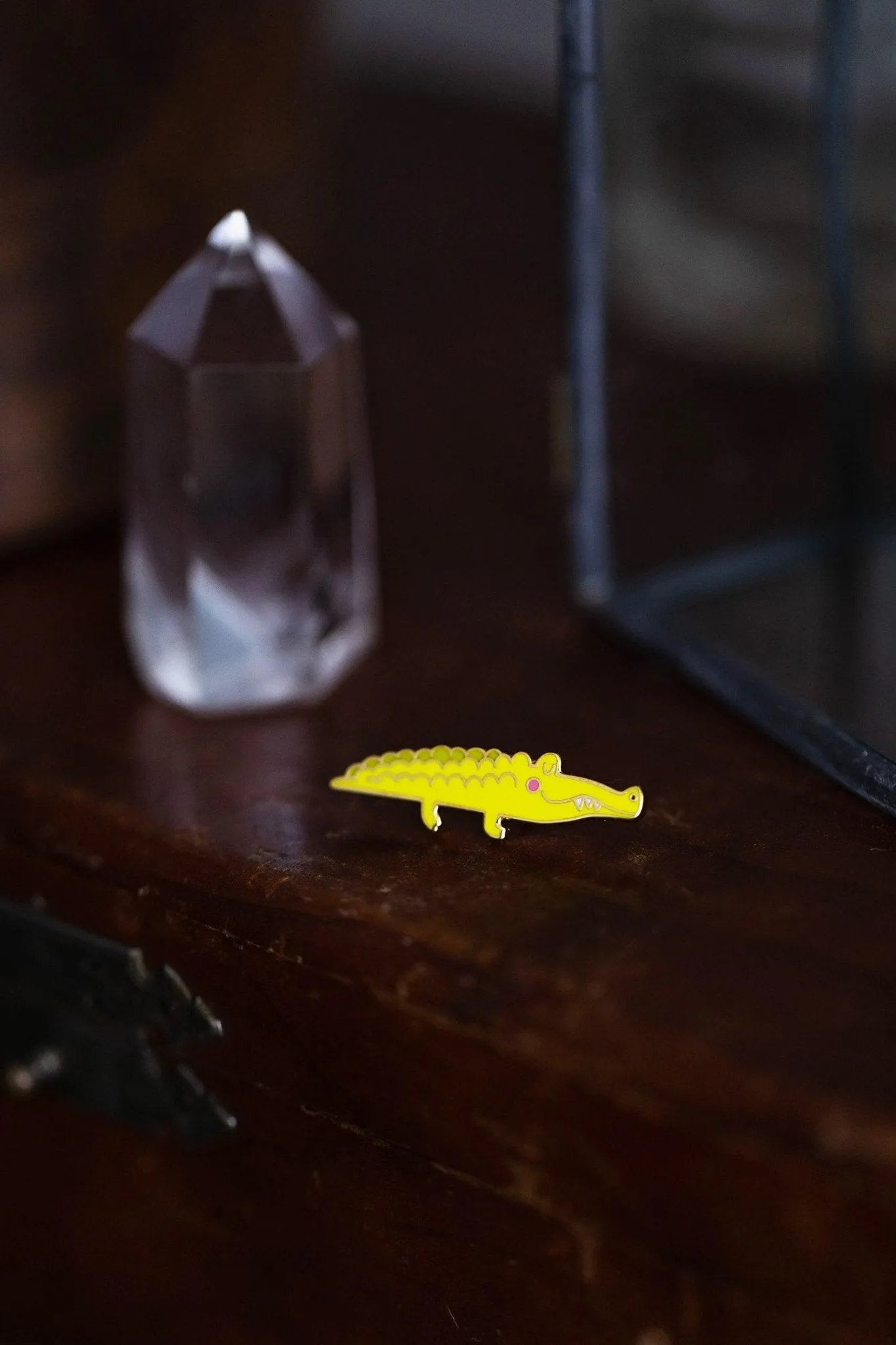 Alligator Enamel Pin