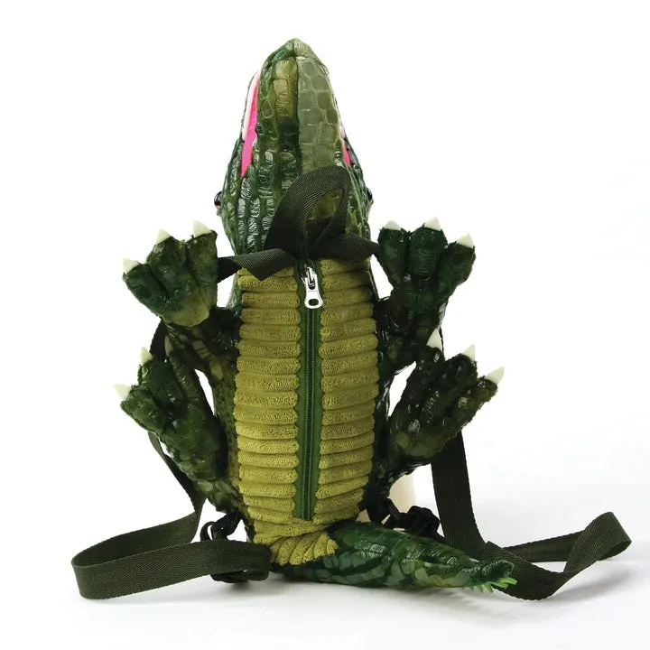 Alligator Fuzzy Friend Mini Backpack