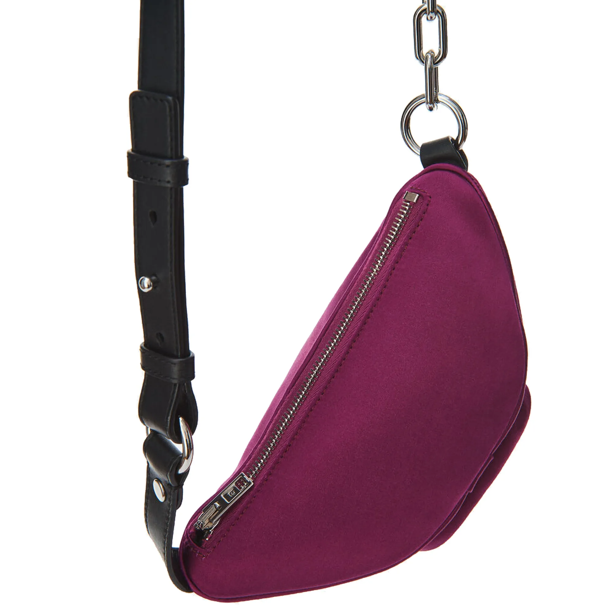 Attica Belt Bag Mini Satin, Purple