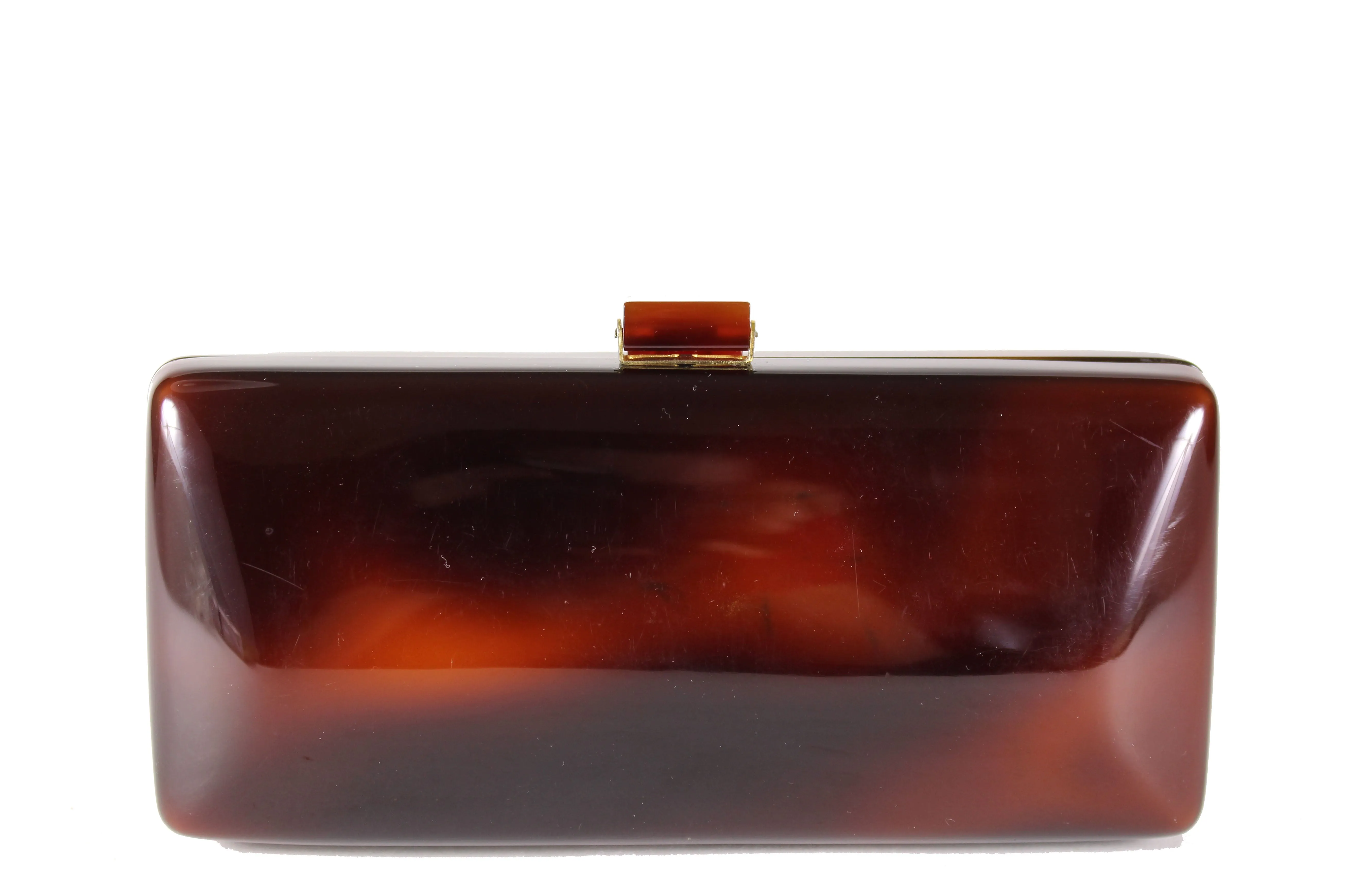 Bakelite tortoishell clutch