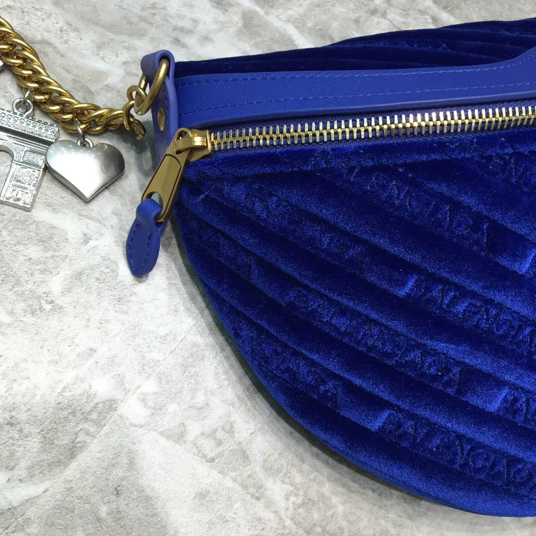 Balen Souvenir XXS Belt Bag In Blue, For Women,  Bags 11.8in/30cm