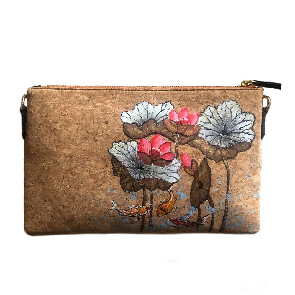 Be like Lotus, Natural Vegan Cork Sling