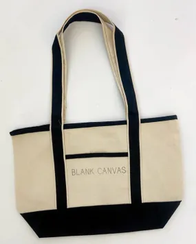 Blank Canvas Logo- Black/Canvas Utility Tote