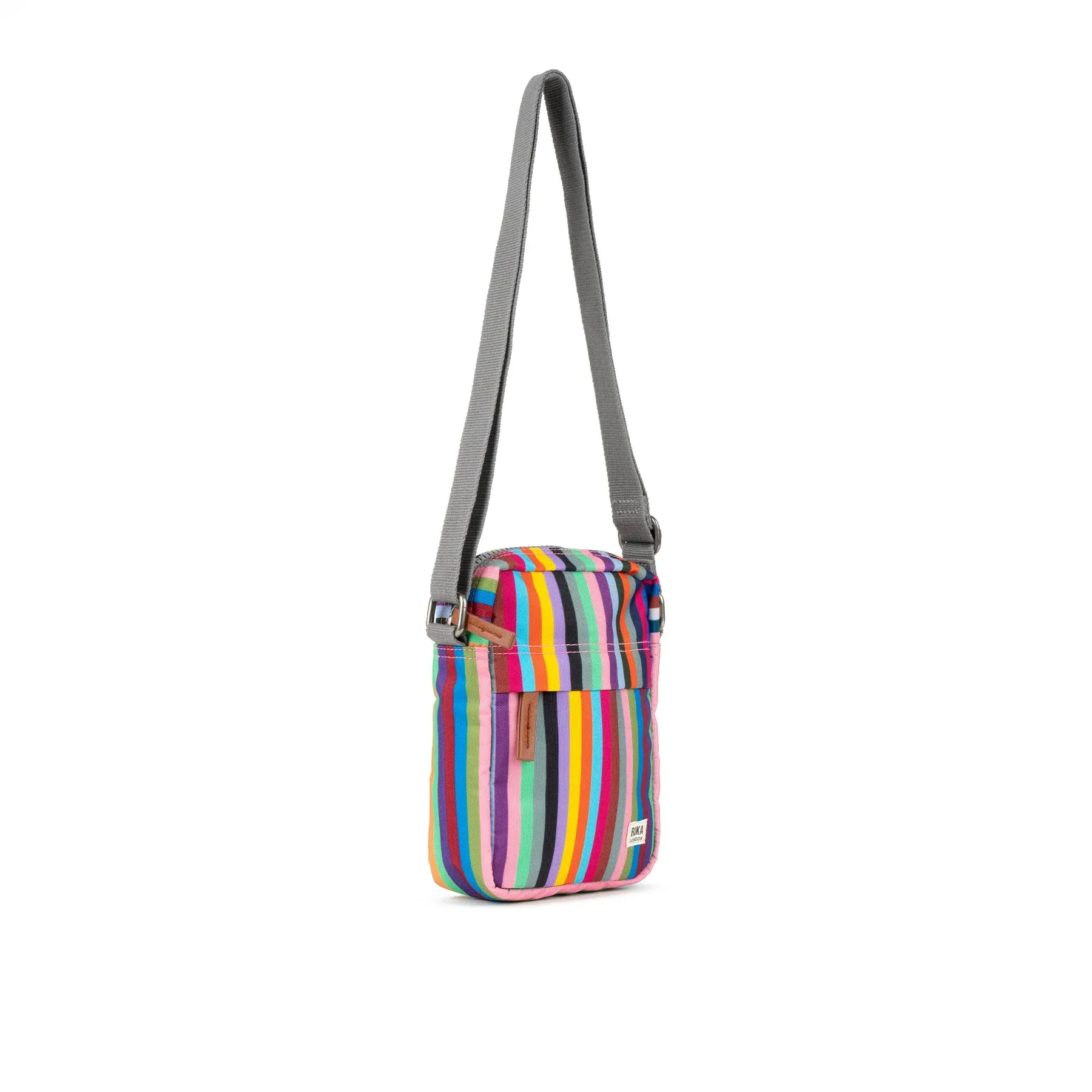 Bond Pocket Crossbody Recycled Canvas - Multi Stripe