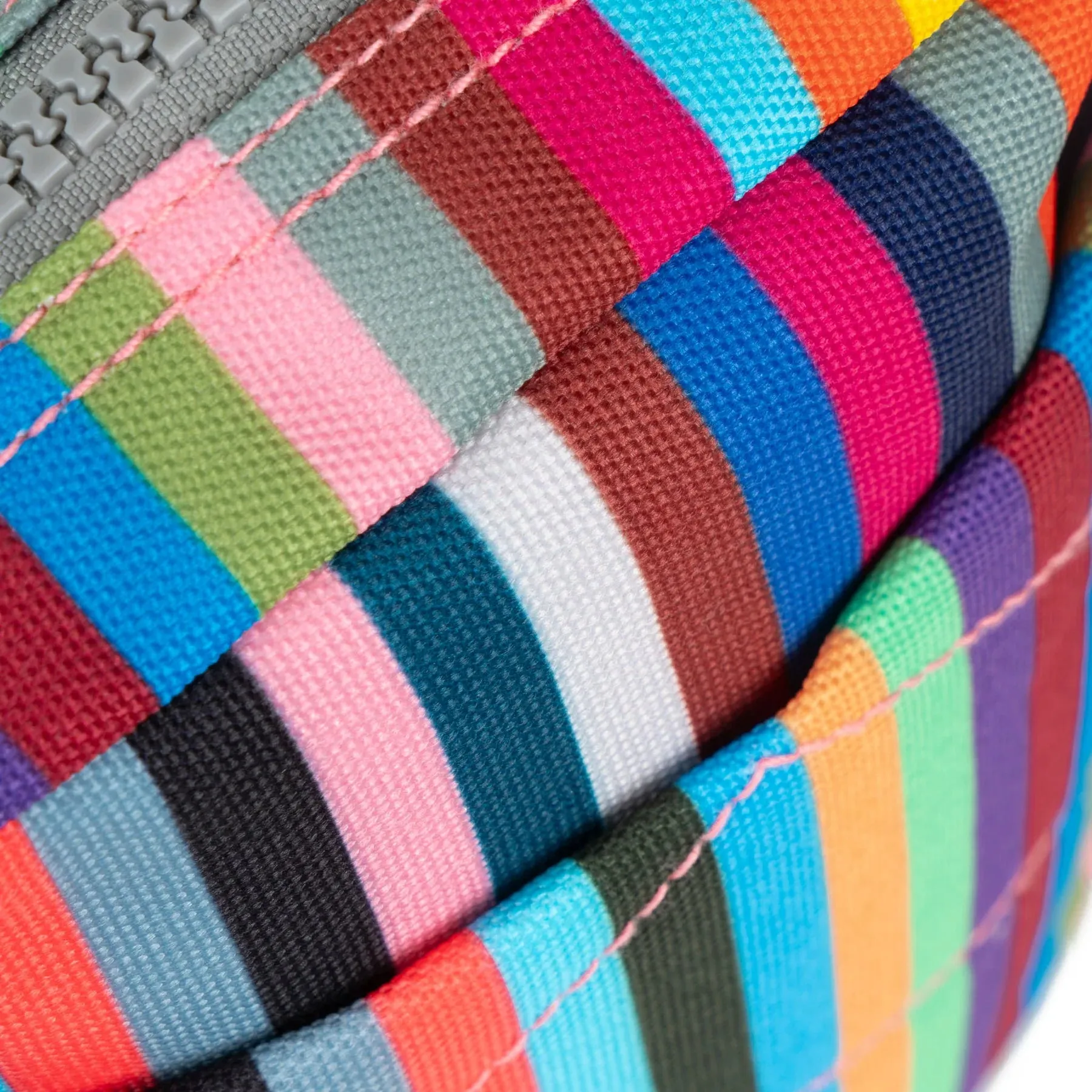 Bond Pocket Crossbody Recycled Canvas - Multi Stripe