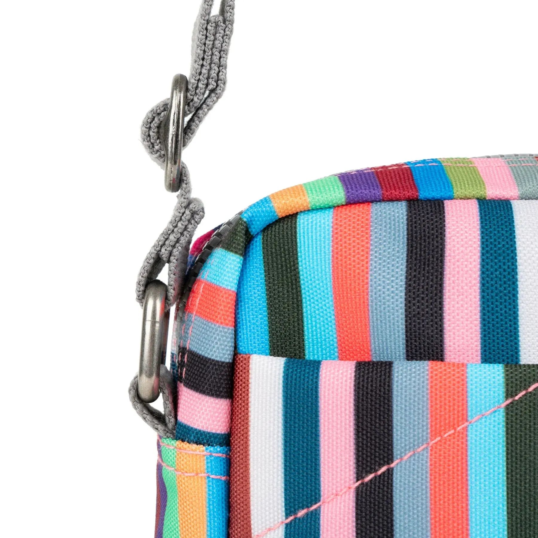 Bond Pocket Crossbody Recycled Canvas - Multi Stripe