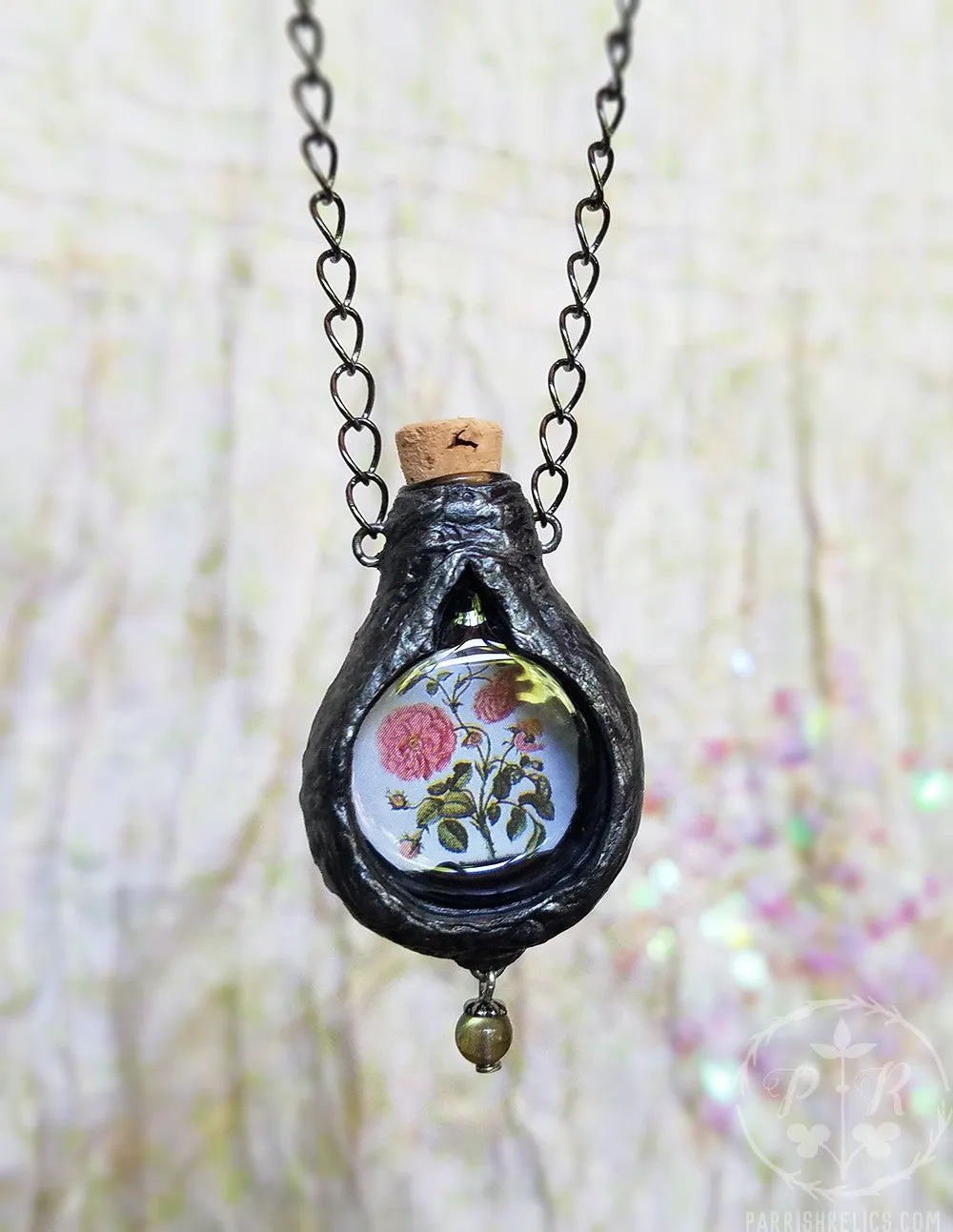 Botanical Roses ~ Pictorial Vessel Amulet