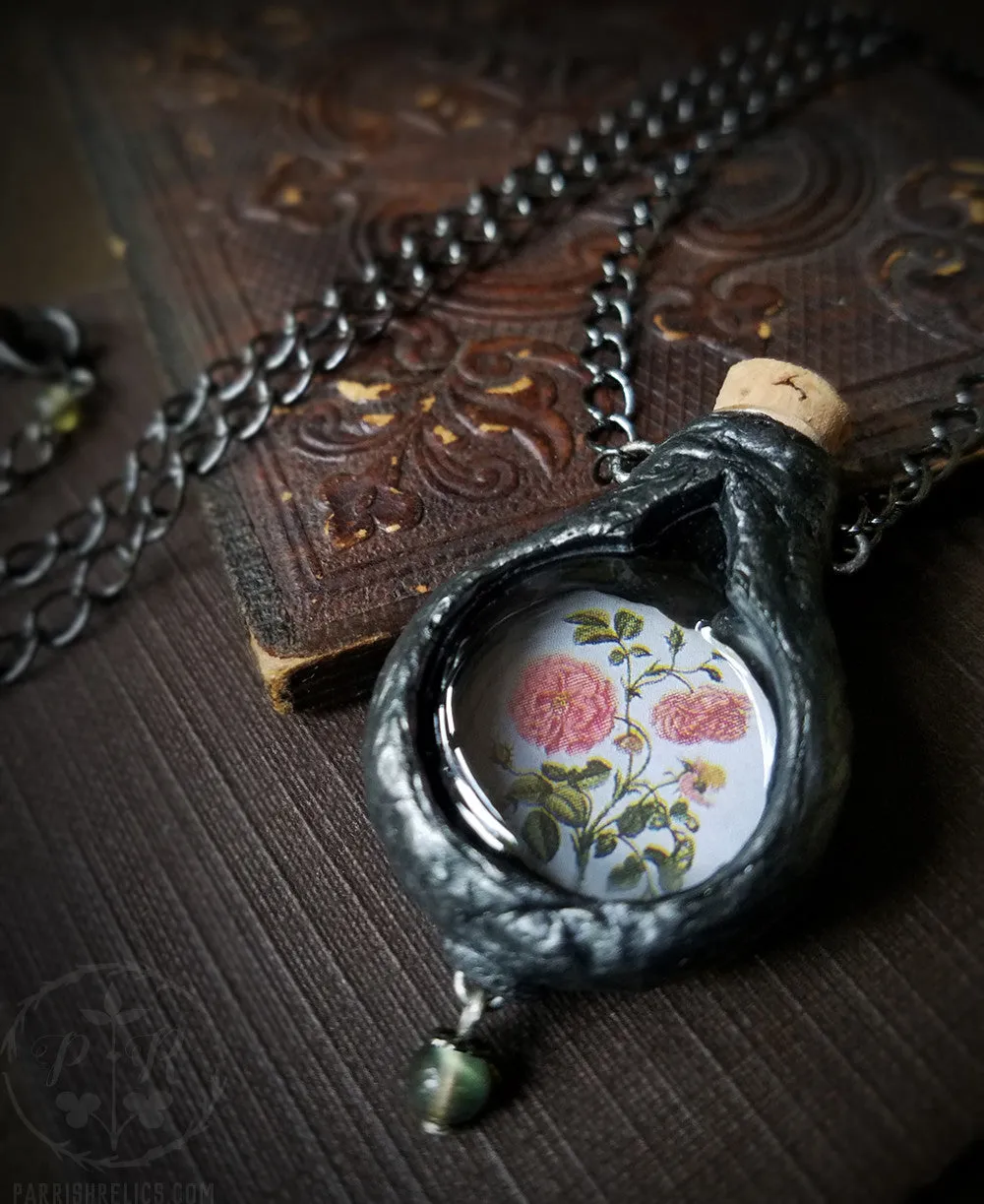 Botanical Roses ~ Pictorial Vessel Amulet