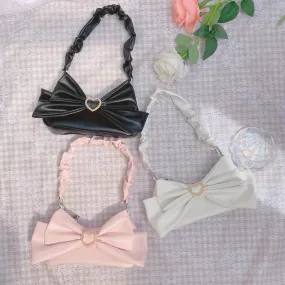 bowknot mini clutch shoulder bag