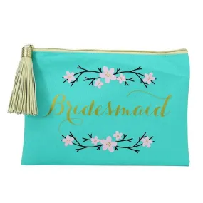 Bridesmaid Zipper Pouch with Tassel