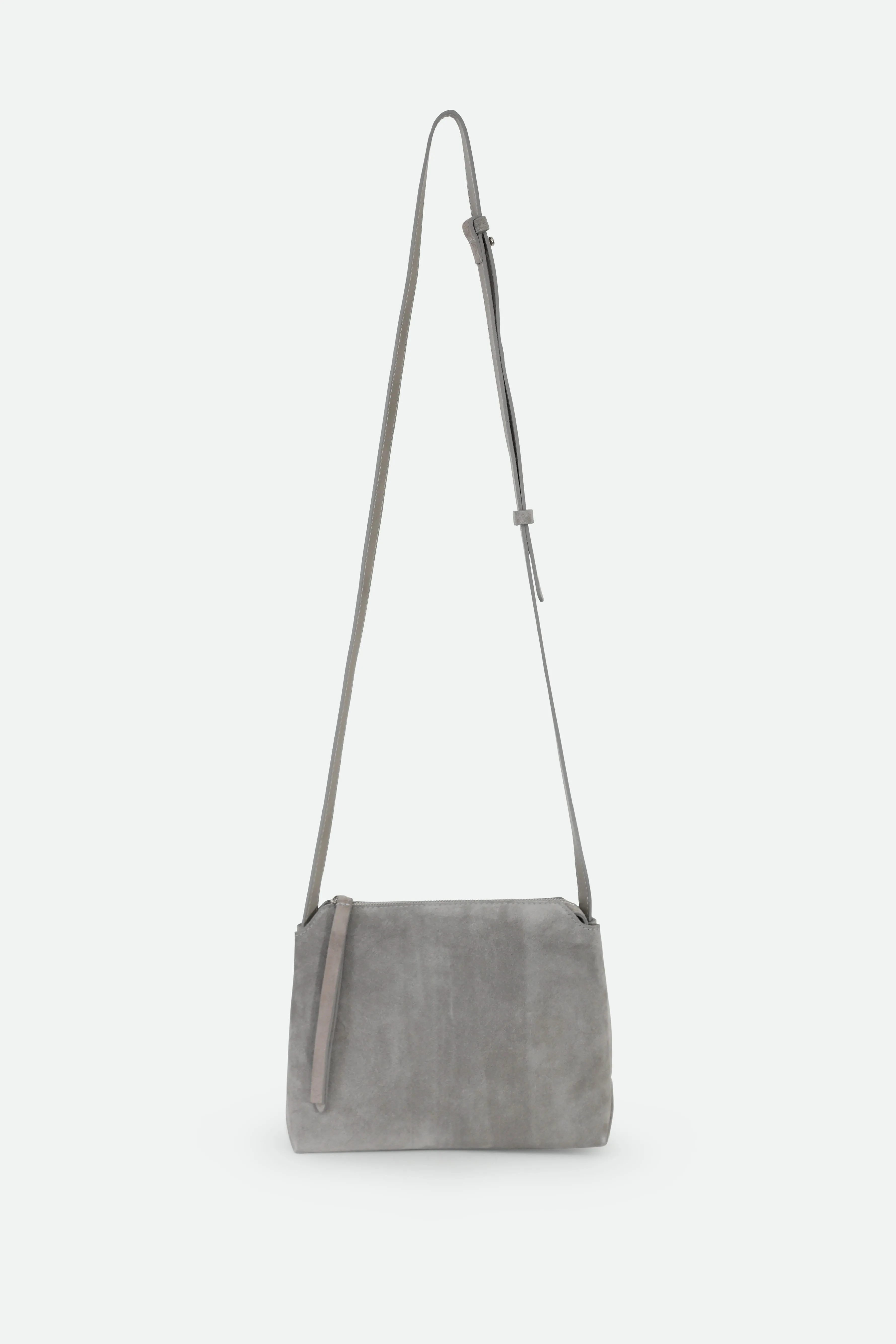 BRIDGET CROSSBODY SUEDE BAG IN GREY