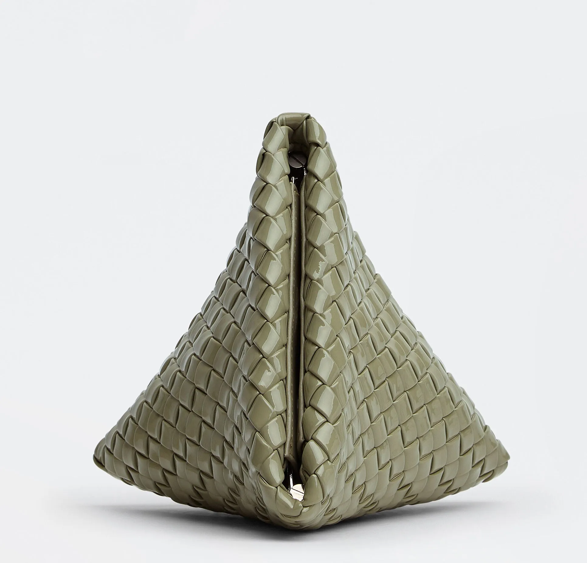 BV Pyramid Pouch.  Travertine