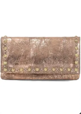 Calleen Cordero Sula Clutch Rose Gold