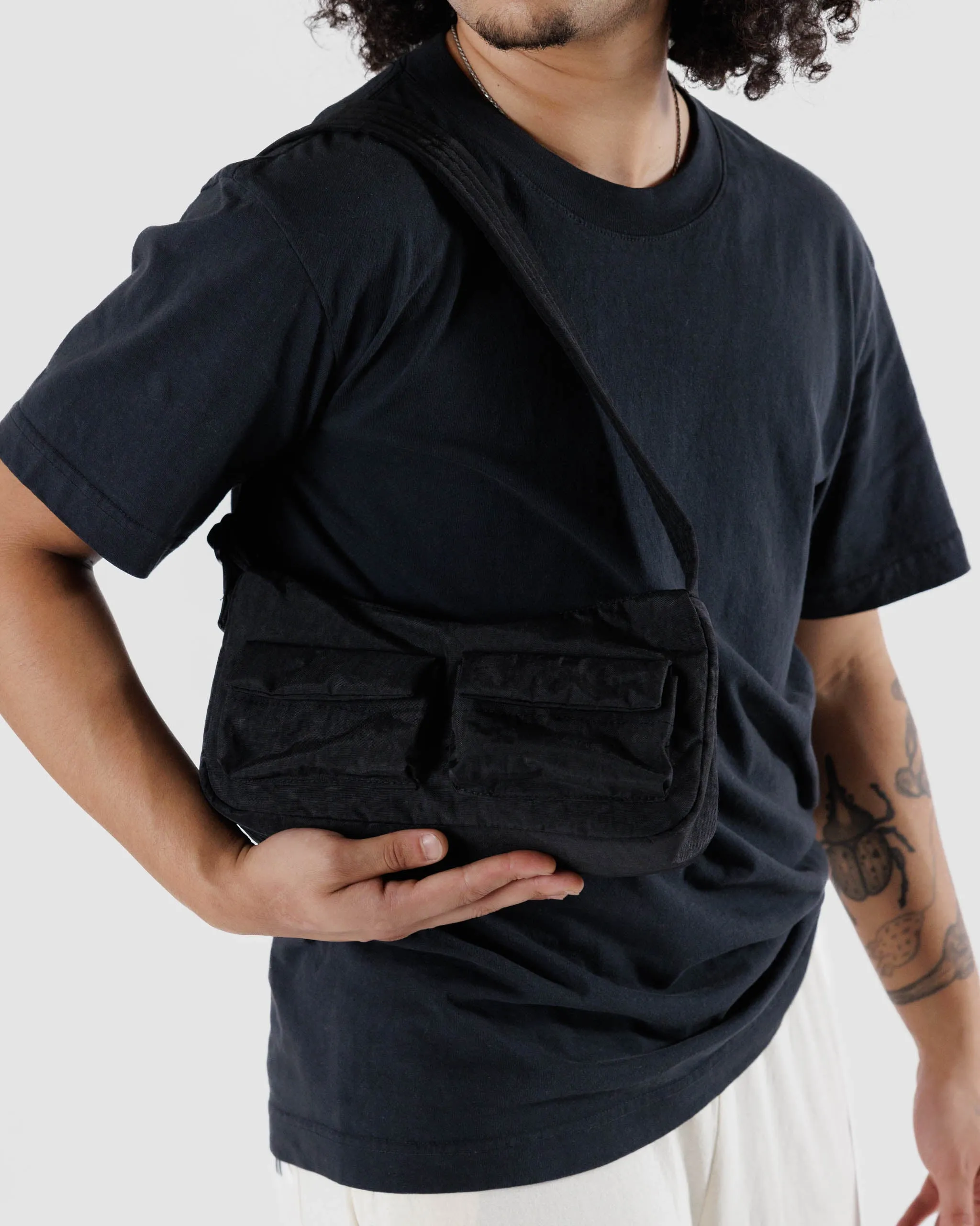 Cargo Shoulder Bag Black