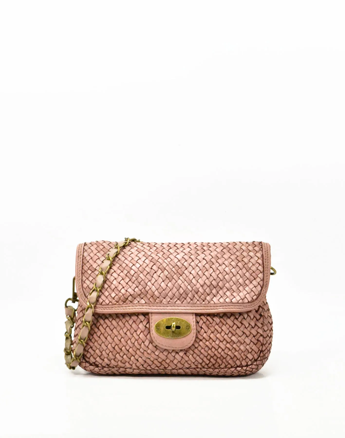 Chain-strap leather crossbody bag wholesale