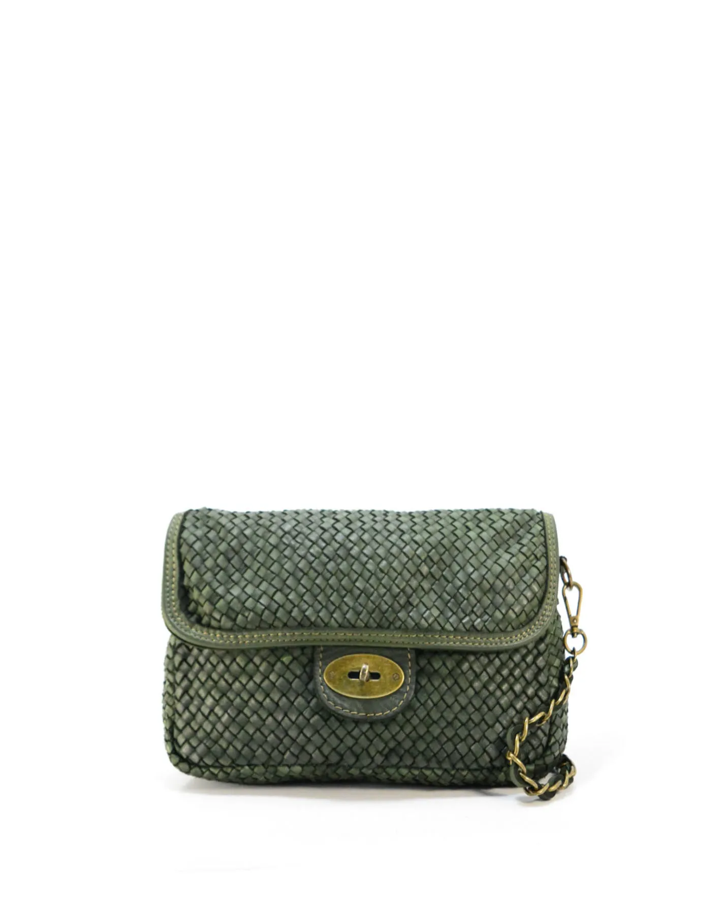 Chain-strap leather crossbody bag wholesale