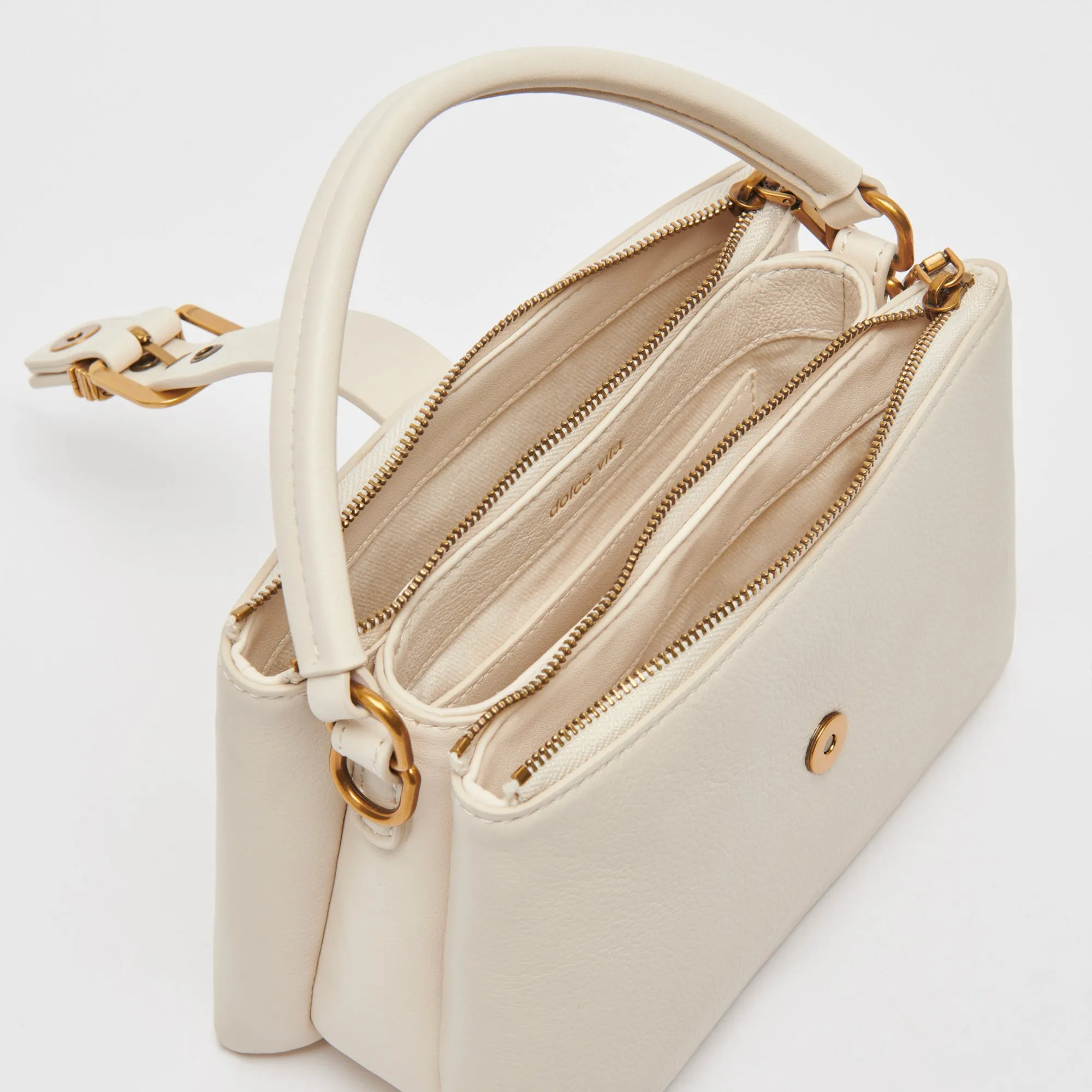 CHARLY CROSSBODY IVORY LEATHER