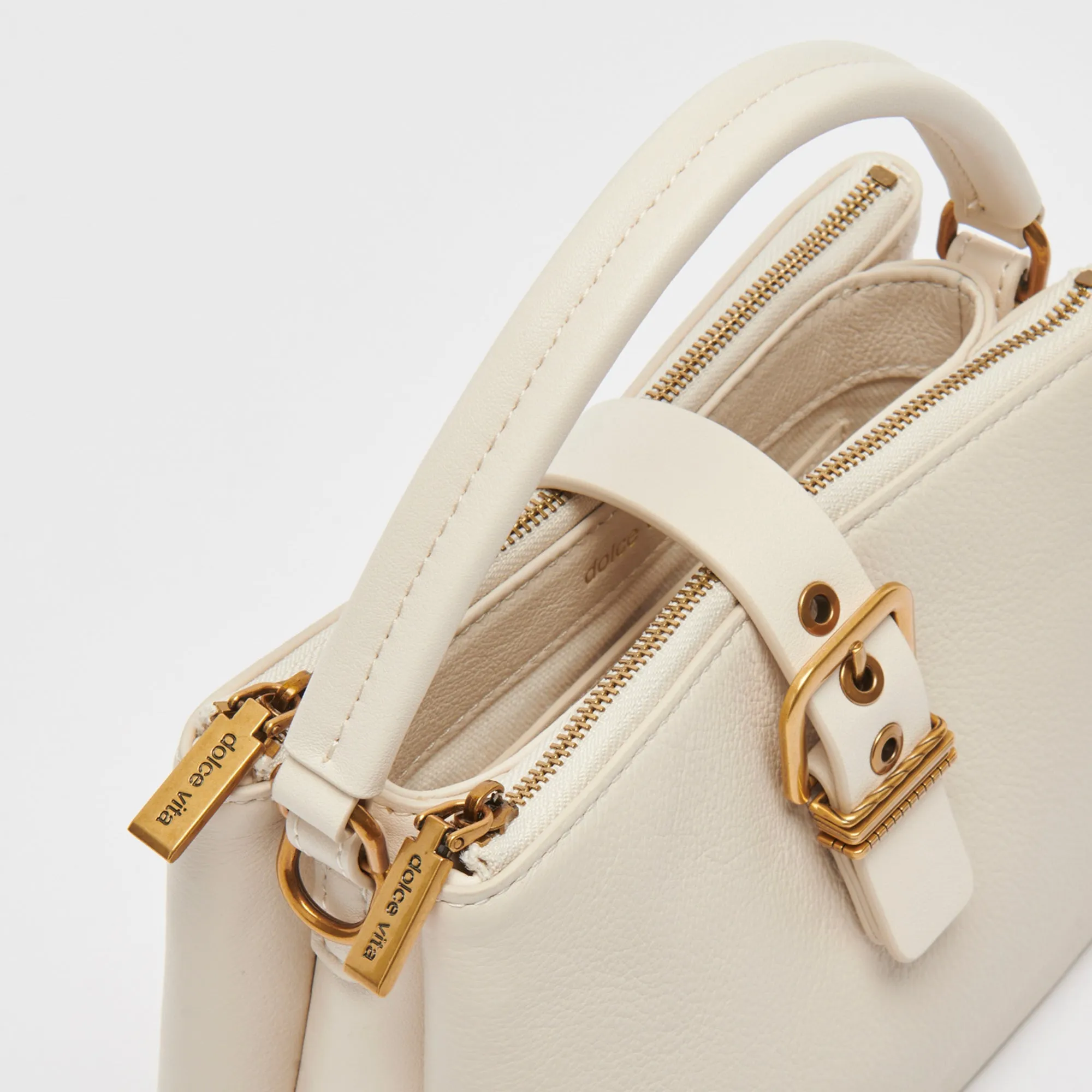 CHARLY CROSSBODY IVORY LEATHER