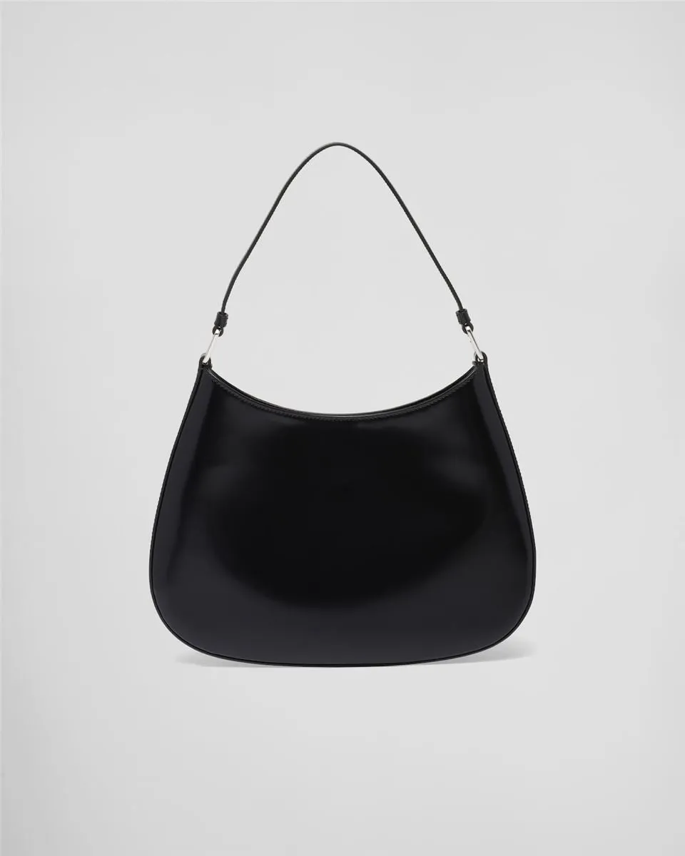 CLEO BRUSHED LEATHER SHOULDER BAG