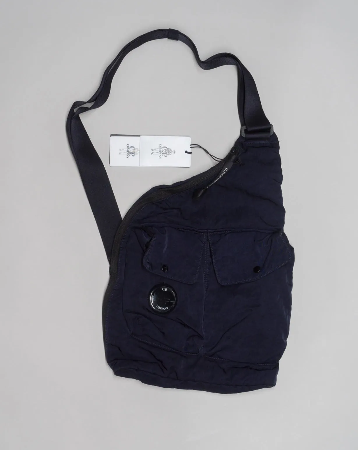 C.P. Company Nylon B Single Strap Rucksack / Total Eclipse