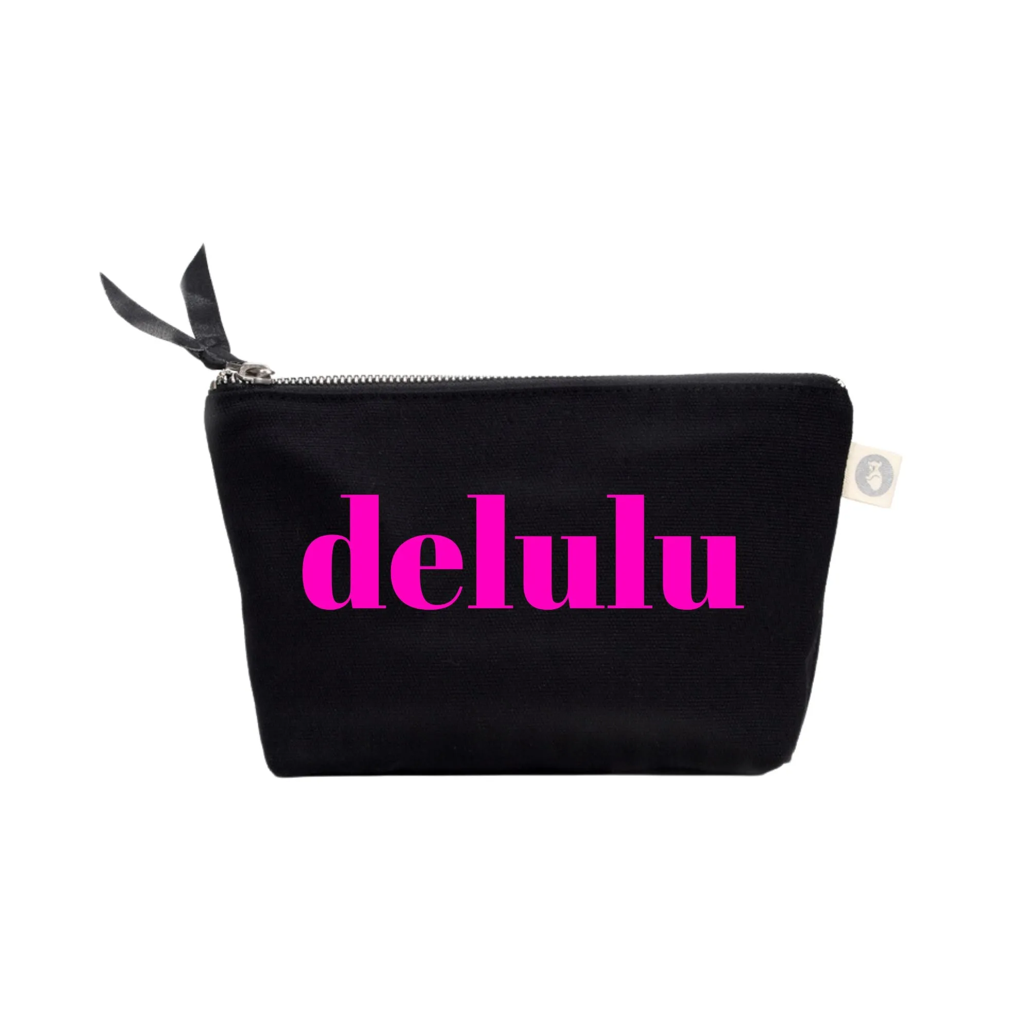 delulu Makeup Bag in Black NEW!