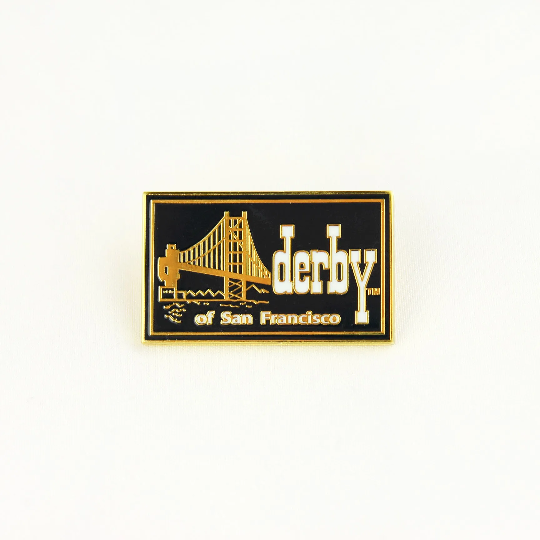 Derby of San Francisco Custom Metal Enamel Lapel Pin