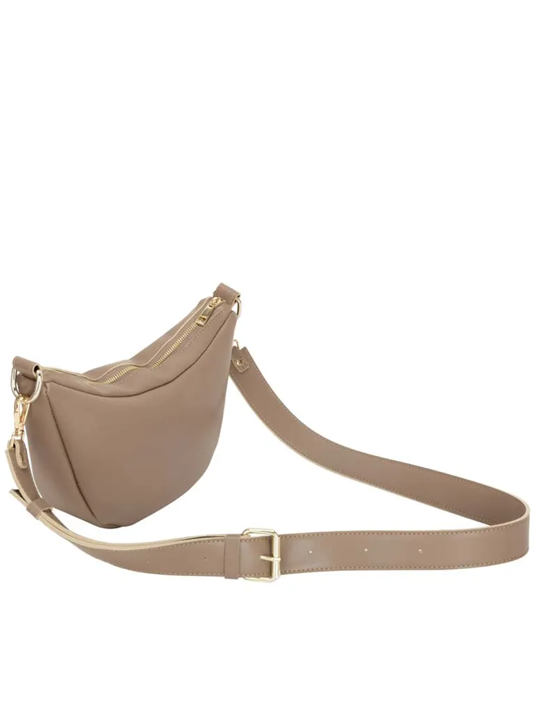 Every Other Slouchy Cross Body Bag - Taupe