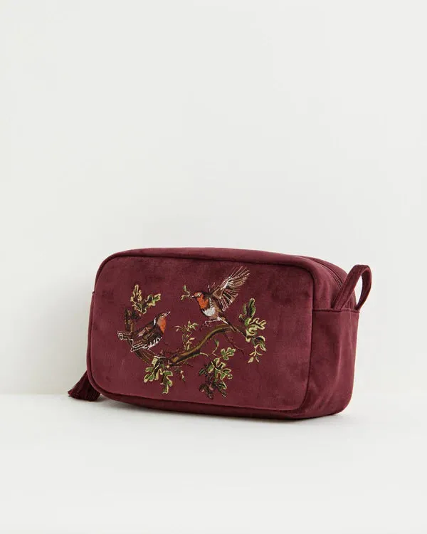 Fable - Velvet Pouch - Robins