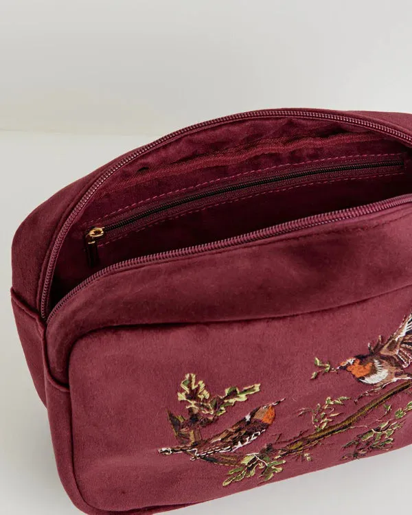 Fable - Velvet Pouch - Robins