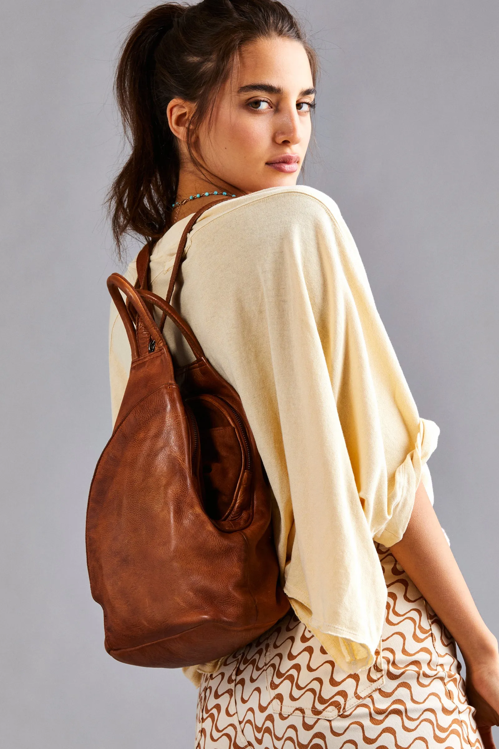 Free People WTF Soho Convertible Leather Bag