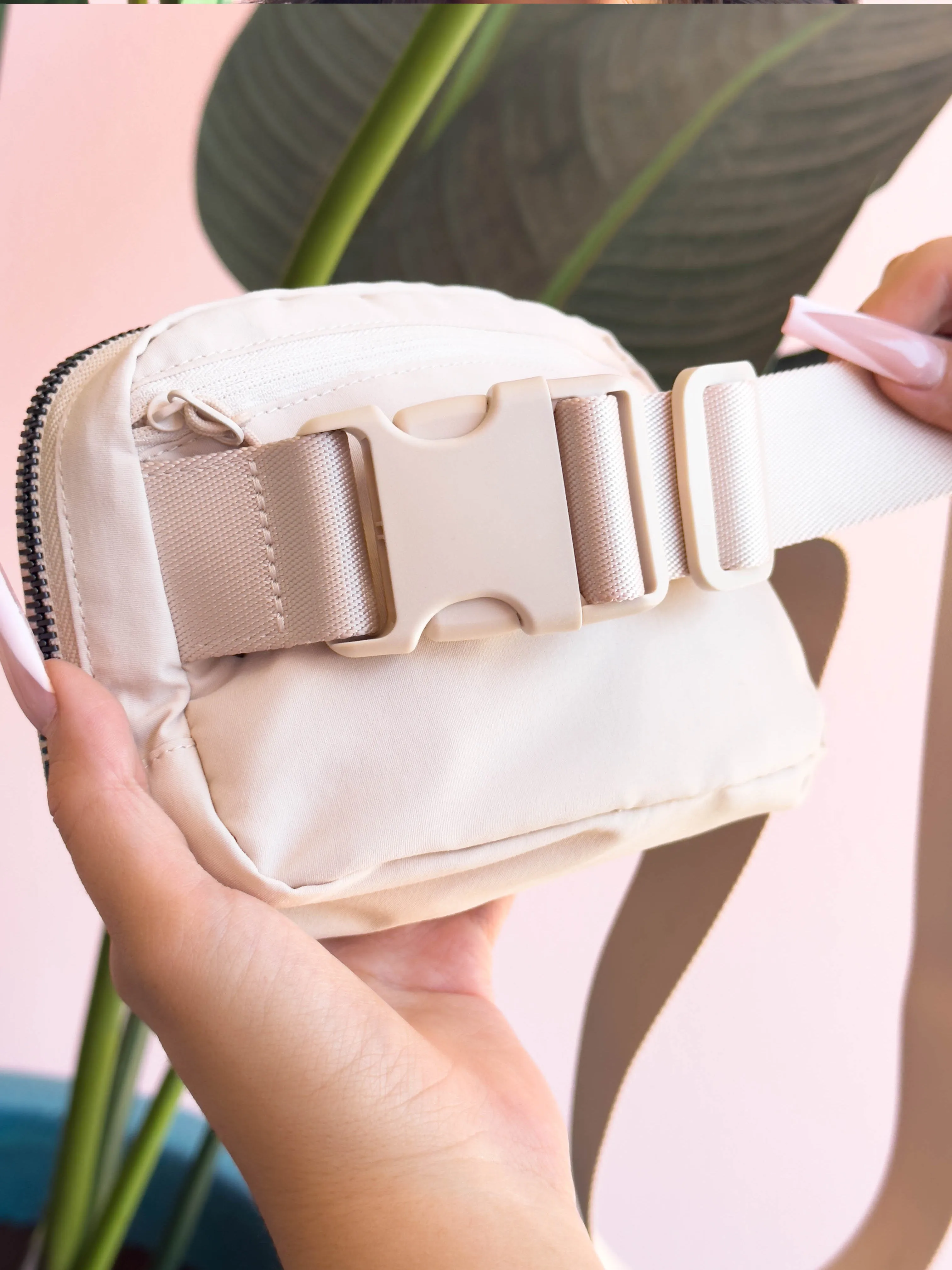 Glamfox - LaLa Belt Bag Cream