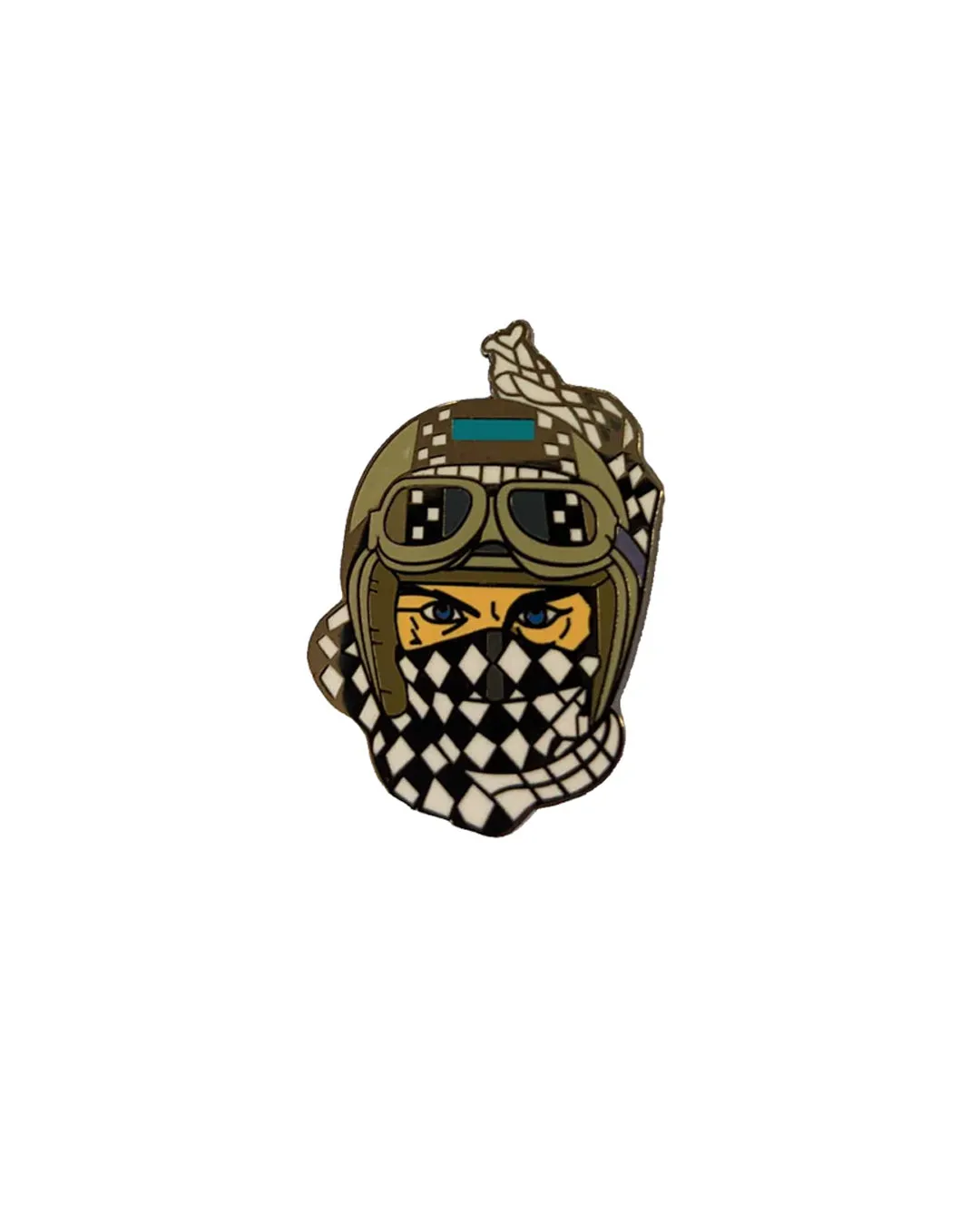 Goldtop Enamel Badge Pin