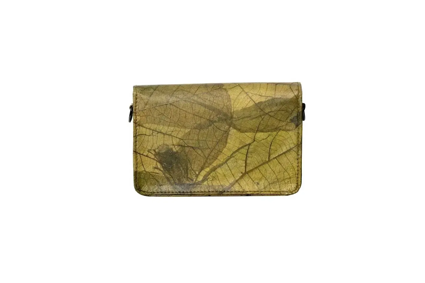 Green Clutch Made Of Leaves by Karuna Dawn