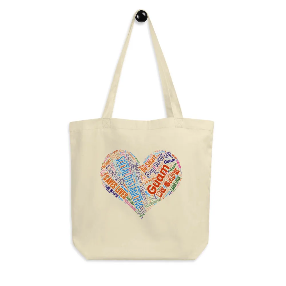 Guam - Social Distancing Tote Bag - Eco Friendly