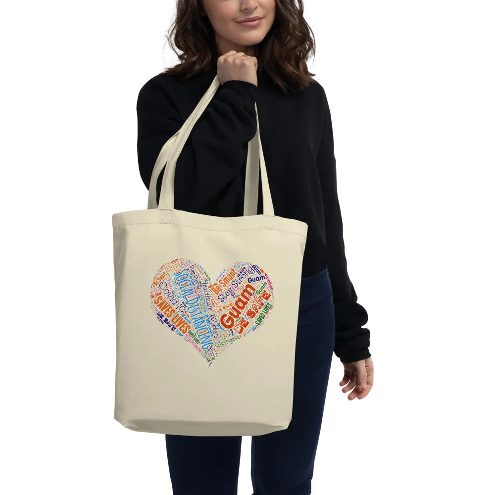 Guam - Social Distancing Tote Bag - Eco Friendly