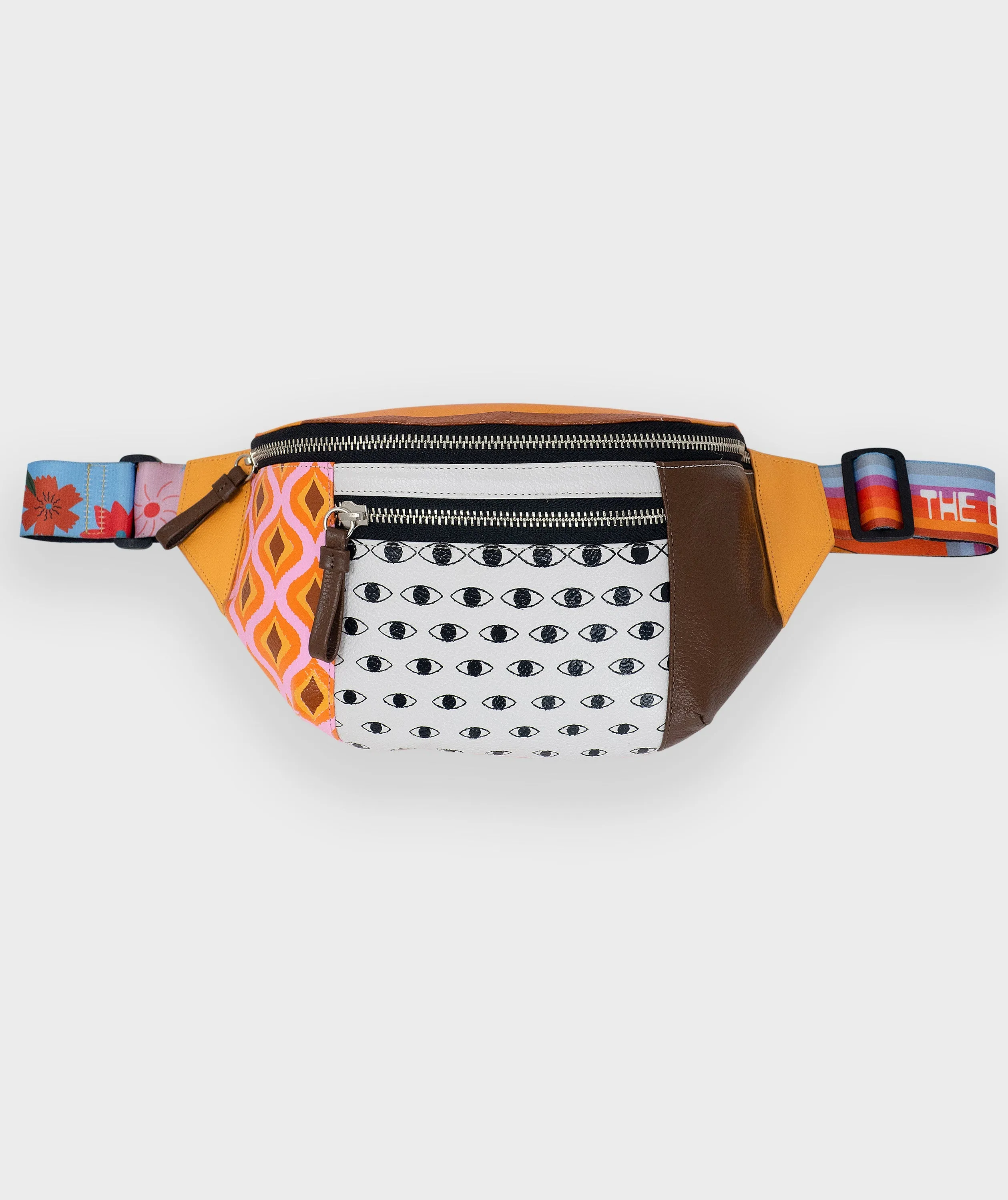 Harold Leather Fanny Pack - Cosmic Journey Print