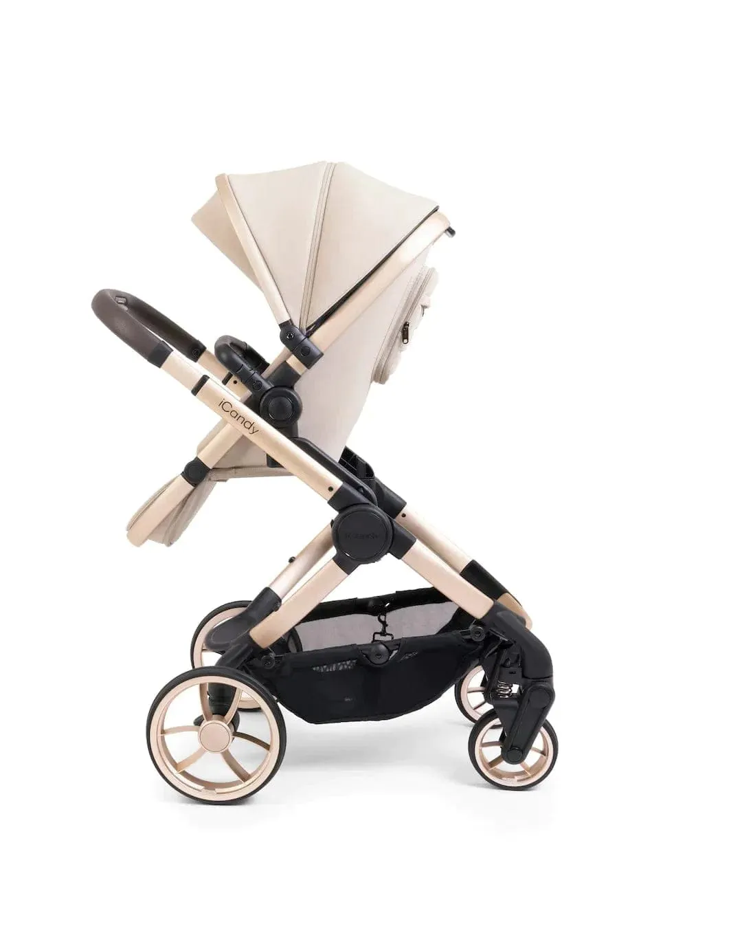 iCandy Peach 7 Maxi Cosi Pebble 360 PRO Complete Travel System Bundle - Biscotti