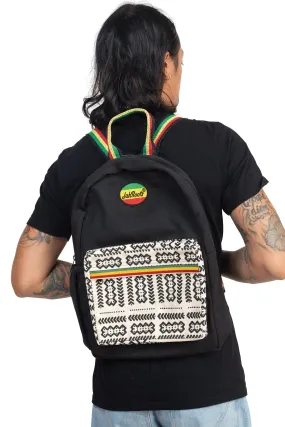 Jah Roots Rasta Tribal Front Pocket Backpack