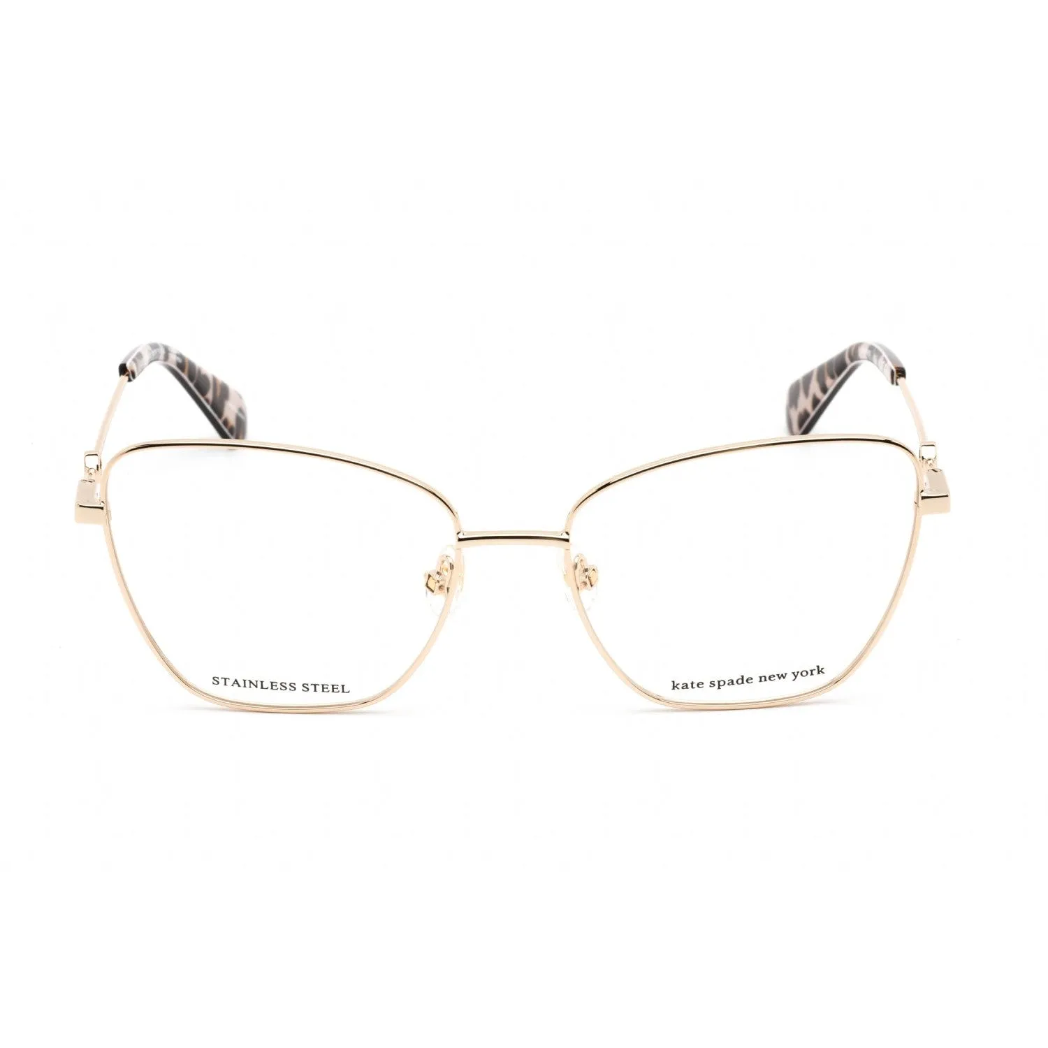 Kate Spade JOURNEE Eyeglasses Gold / Clear demo lens