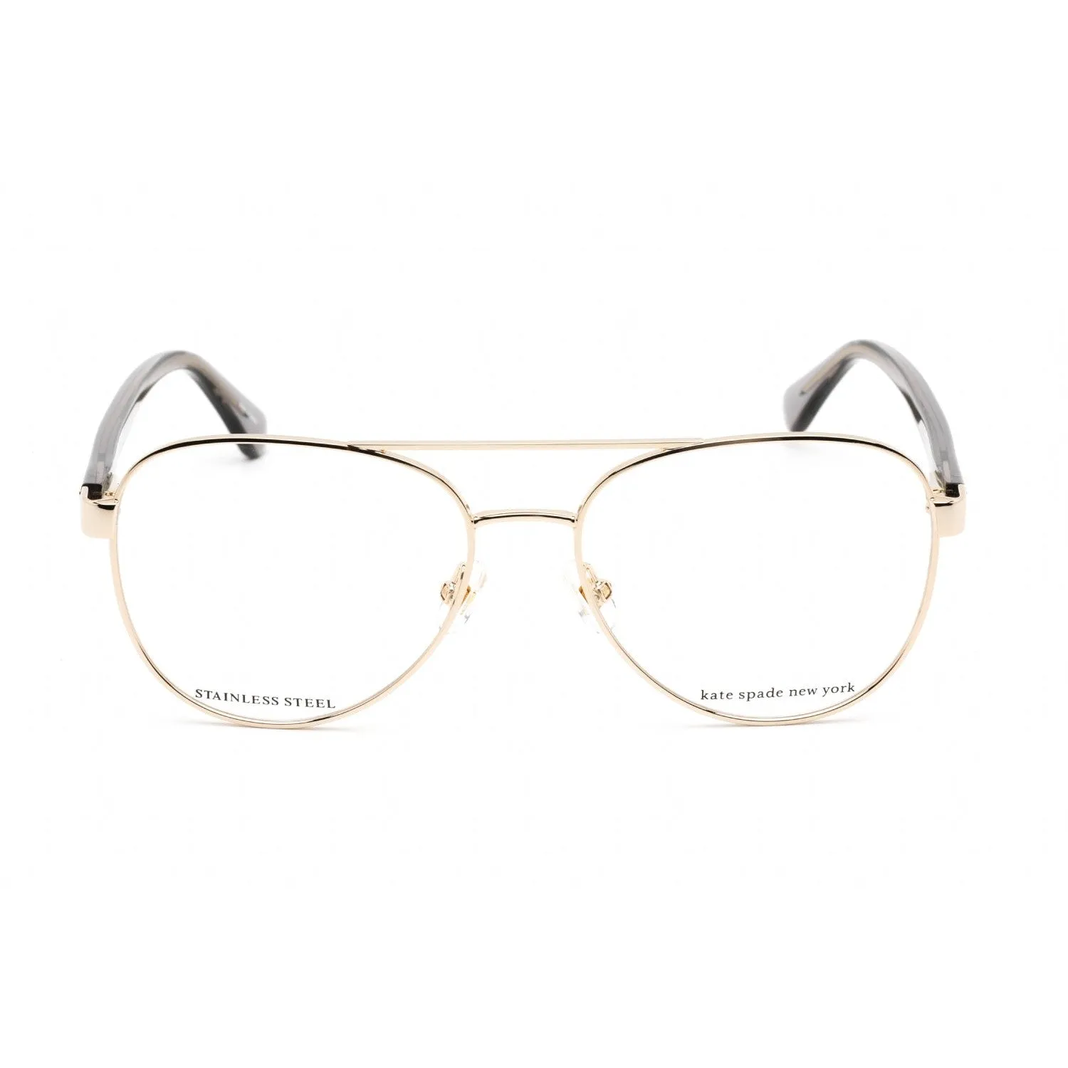 Kate Spade TALULAH Eyeglasses Gold Grey / Clear Lens