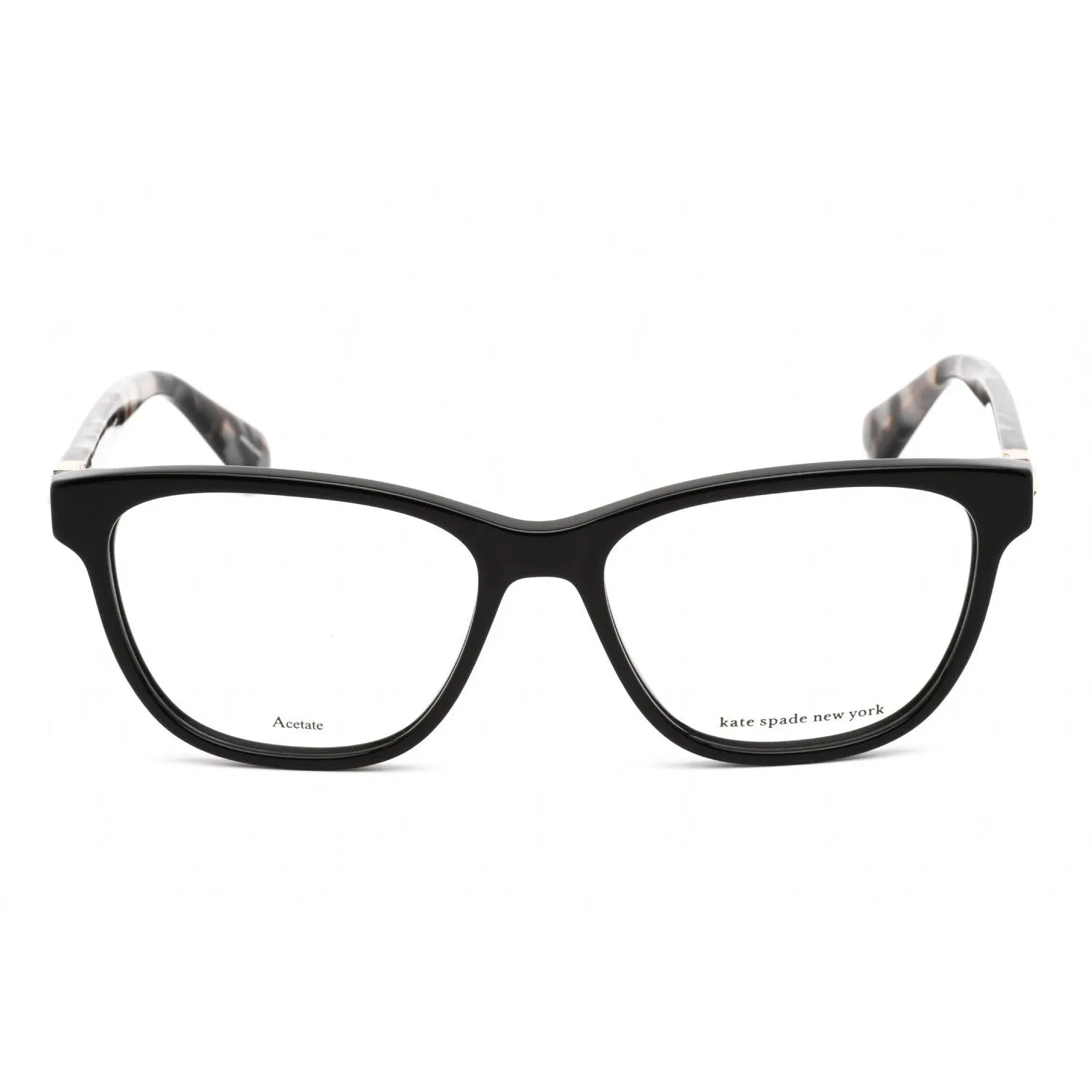 Kate Spade VERNA Eyeglasses Black/Clear demo lens