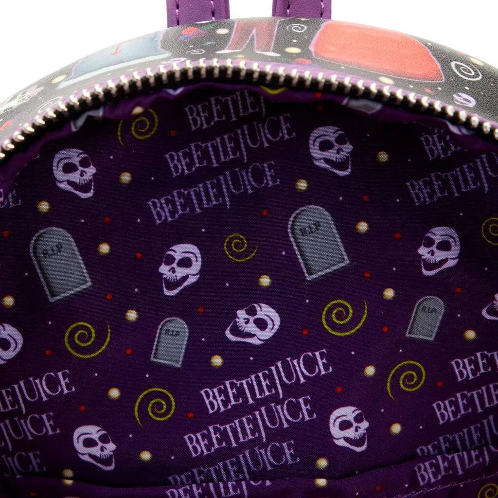 Loungefly | Beetlejuice Icons Mini Backpack