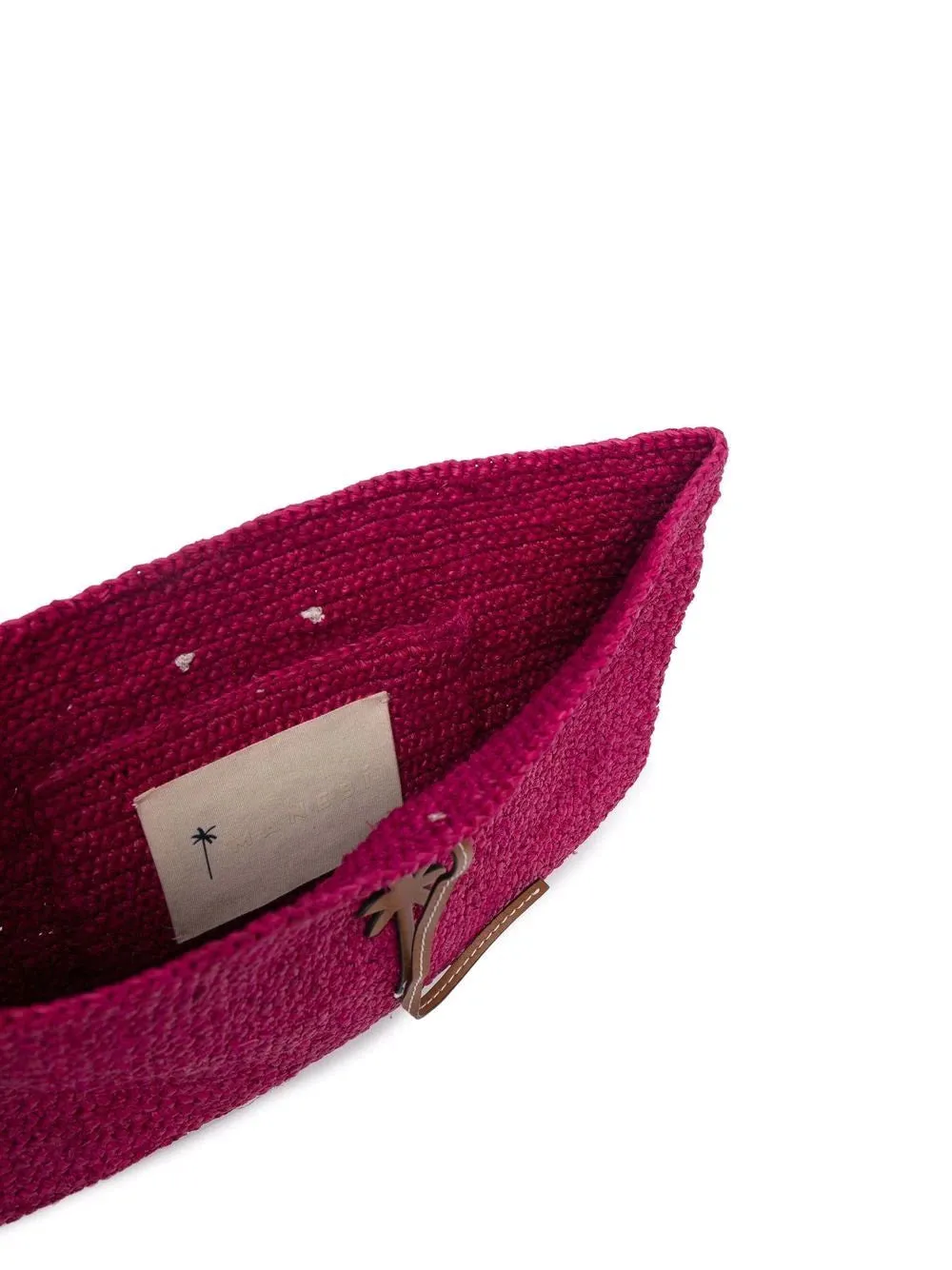 Manebi Raffia Clutch - (green, fuchsia or natural)