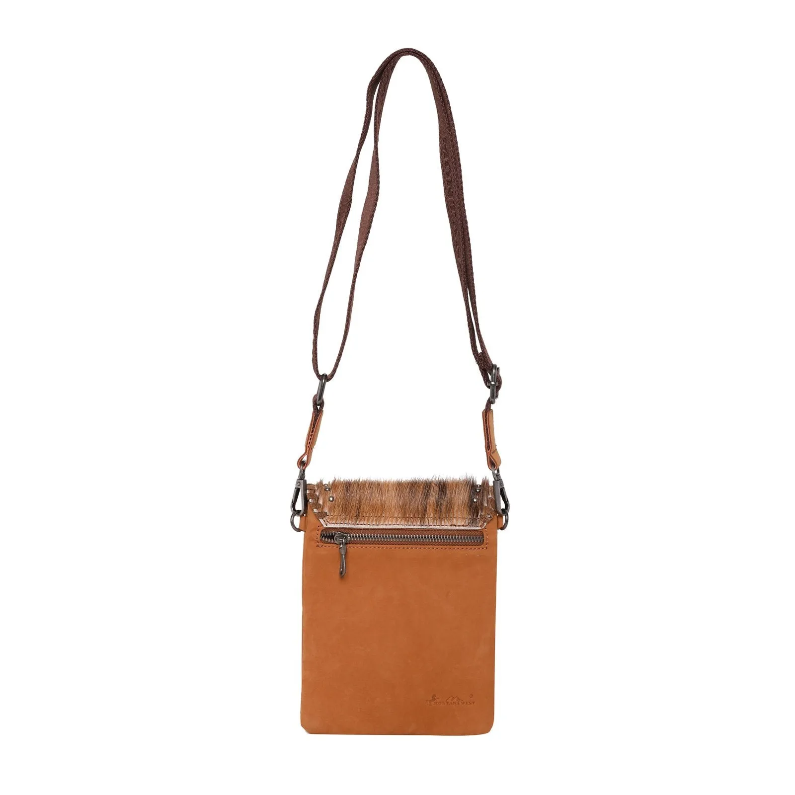 Montana West Hair-On Cowhide Leather Crossbody